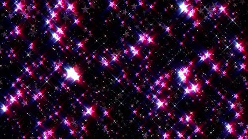 Glittering Starfield Celebration Party Background Loop