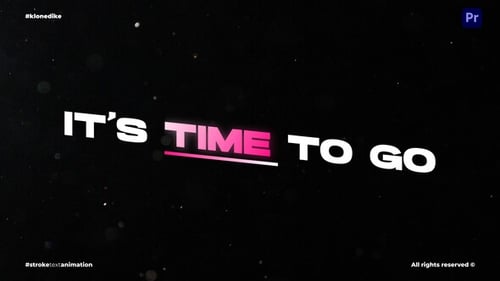 Animación de texto a trazo - mogrt