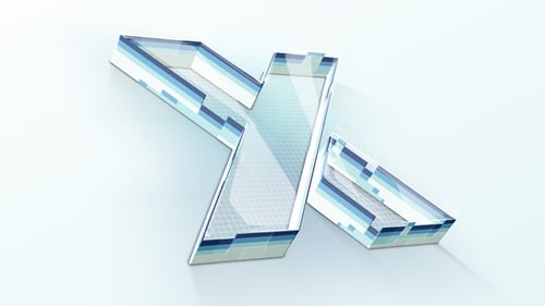 Dynamic Abstract Glossy Logo Reveal