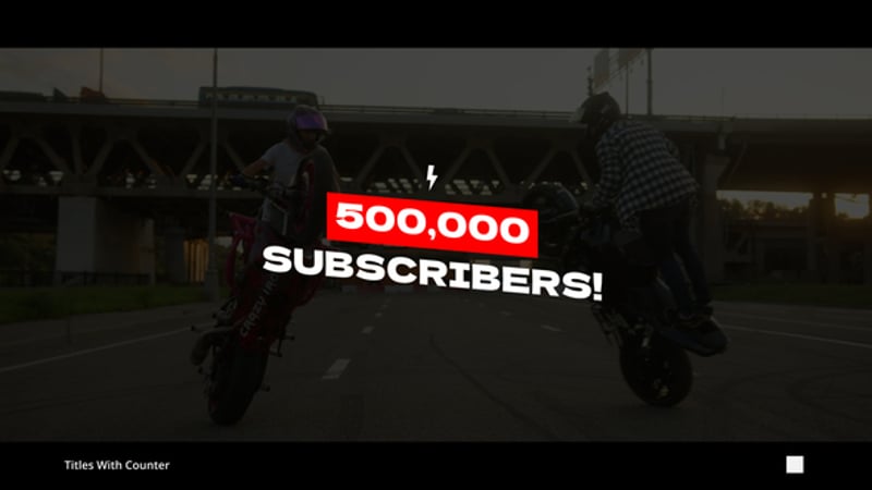 Counter Templates - Editable Video Templates - Envato