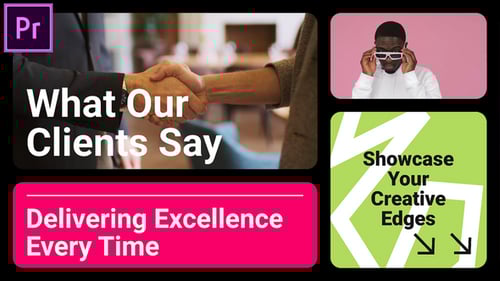 Dynamic Creative Multiscreen Slideshow MOGRT for Premier Pro