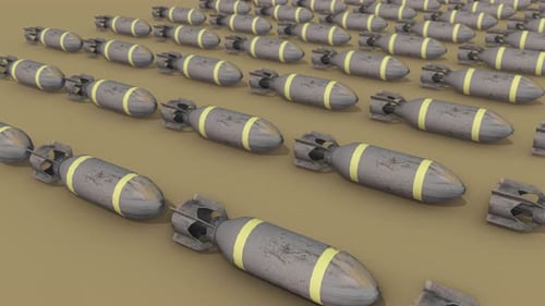 A Lot Of Rocket In A Row 4k