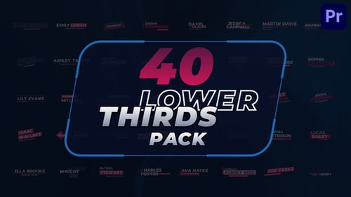 Lower Thirds Pack | MOGRT