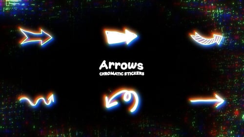 Arrows Chromatic Stickers