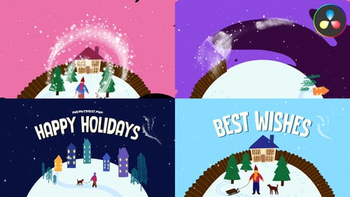 Christmas Greetings | DaVinci Resolve