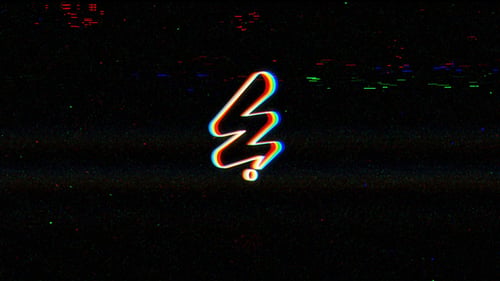 Power Glitch Logo Reveal