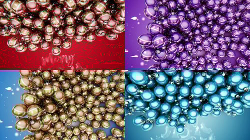 Vibrant Christmas Balls