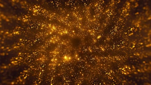 Goldene Glitzer-Partikel Hintergrund