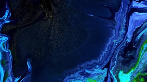 Abstract Fluid Art Motion Background with Vibrant Colors