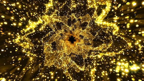 Glitzernder Tunnel