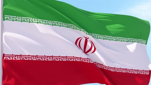 Hintergrund der iranischen Flagge