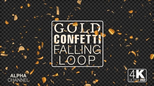 Goldenes Konfetti