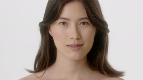 Close Up of Young Woman Smiling