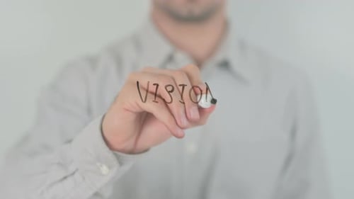 Vision Writing on Screen with Hand