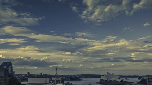 Timelapse nocturno de la Ópera de Sídney