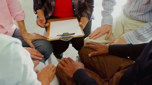 Mature Adults Meeting in Group Setting