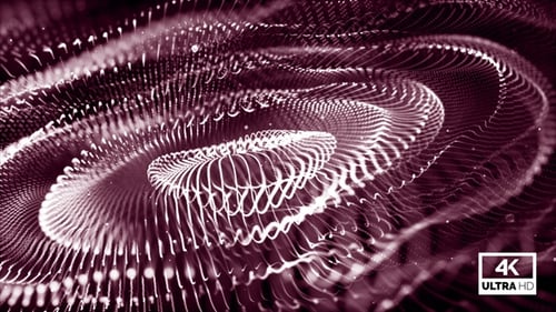 Soft Red Universal Wave Space Flow V3
