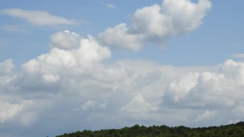Dramatic scene of clouds time lapse