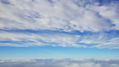 Flying Between Two Layers of Clouds