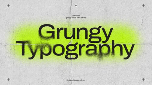 Grungy Typography