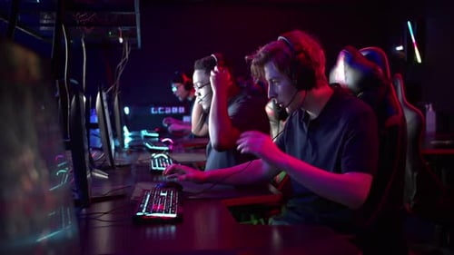 The Online Strategy Tournament Begins Gamers Put on Headphones and Start Playing