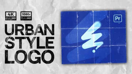 Dynamic Spray Paint Grunge Logo Reveal