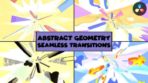 Abstract Geometry Seamless Transitions | DaVinci Resolve