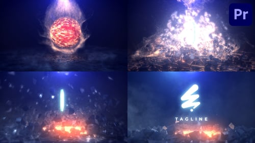 Epic Explosion Logo for Premiere Pro