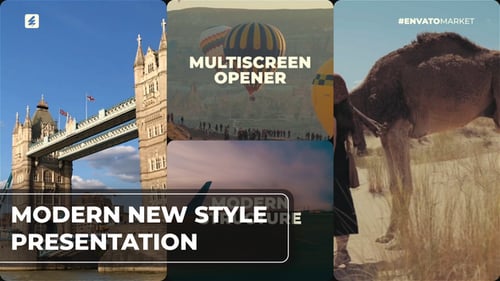 Dynamic Multi-Screen Opener for Engaging Video Slideshows