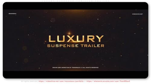 Luxury Suspense Thriller Trailer