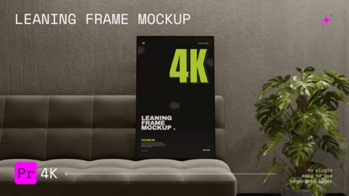 Leaning Frame Mockup