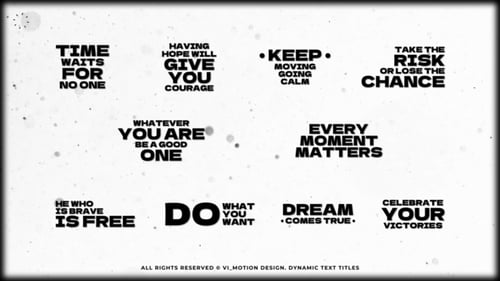 Bold Kinetic Text Reveal with Gritty Background