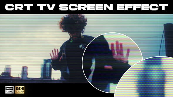CRT Effect, Elements ft. crt tv & retro overlay - Envato