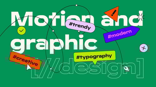 Colorful Typography Intro