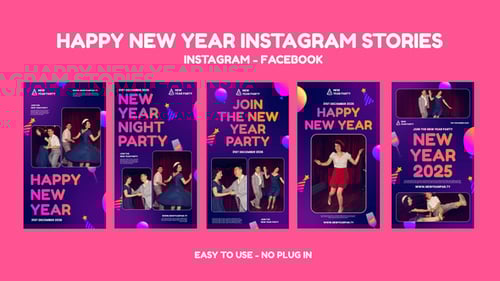 Happy New Year Instagram Stories