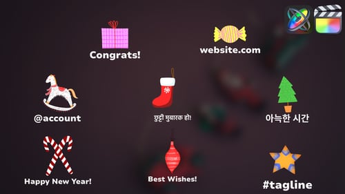 Xmas Toy Icons for FCPX
