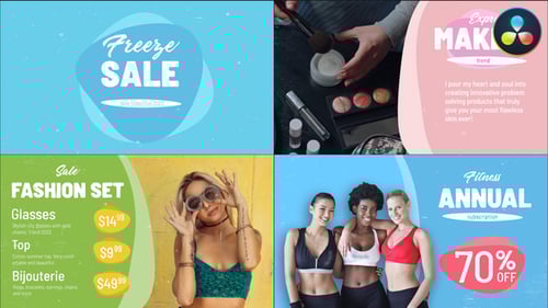 Sale Set Slides | DaVinci Resolve