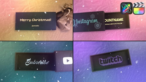 New Year Gift Box Logo for FCPX