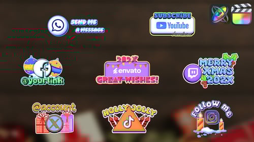 Christmas Lower Thirds for FCPX