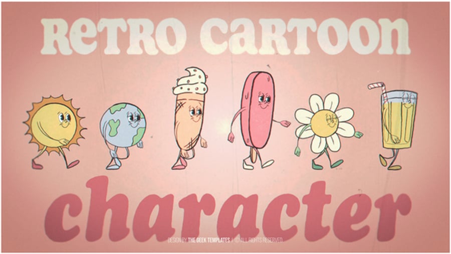 Cover for Retro Cartoon Character - Summer