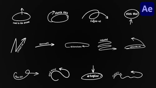 Arrows Titles for After Effects