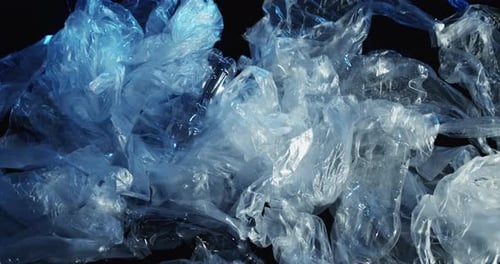 Marine Pollution Waste Cellophane