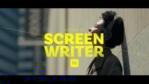 The Line Opening Titles for Premiere Pro