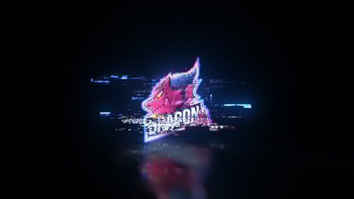 Glitch High Tech Logo Reveal