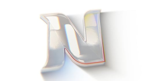 Dynamic 3D Ribbon Logo Reveal