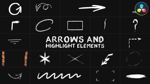 Arrows And Highlight Elements for DaVinci Resolve