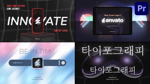 Tipografía de dispositivos para Premiere Pro