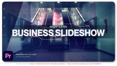 Modern Digital Slideshow with Futuristic HUD and Geometric Overlays