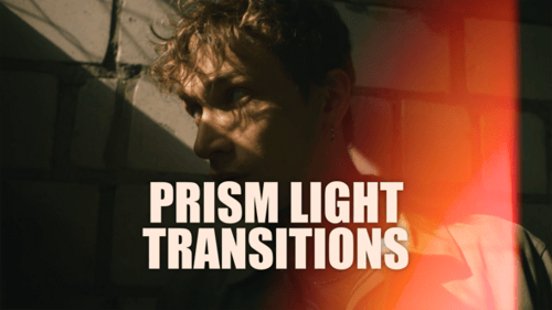 Dynamic Prism Light Overlays and Film Transitions
