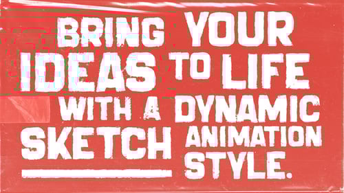 Style dessiné à la main avec effet Sketch